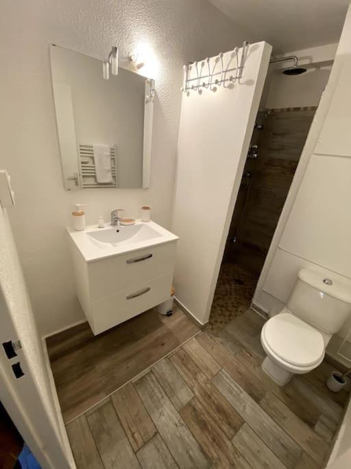 Studio Cabine Avec Jardin Lägenhet Canet-en-Roussillon Exteriör bild